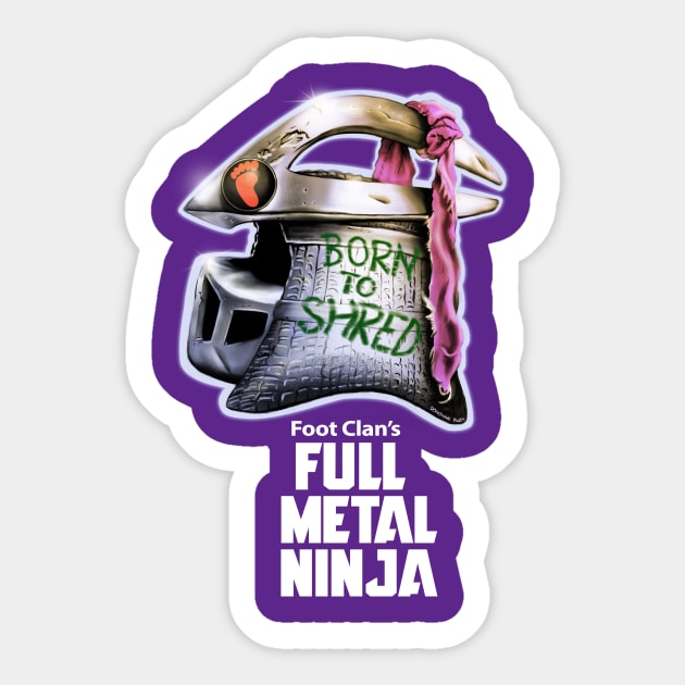 Full Metal Ninja Villain Sticker by DonovanAlex